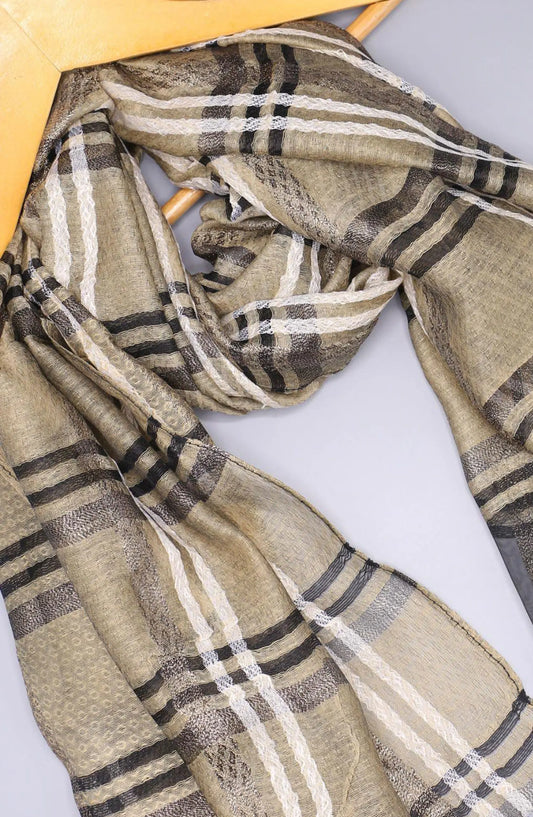 Evening Wraps Zari Net Collection 2024 - EWZN 04