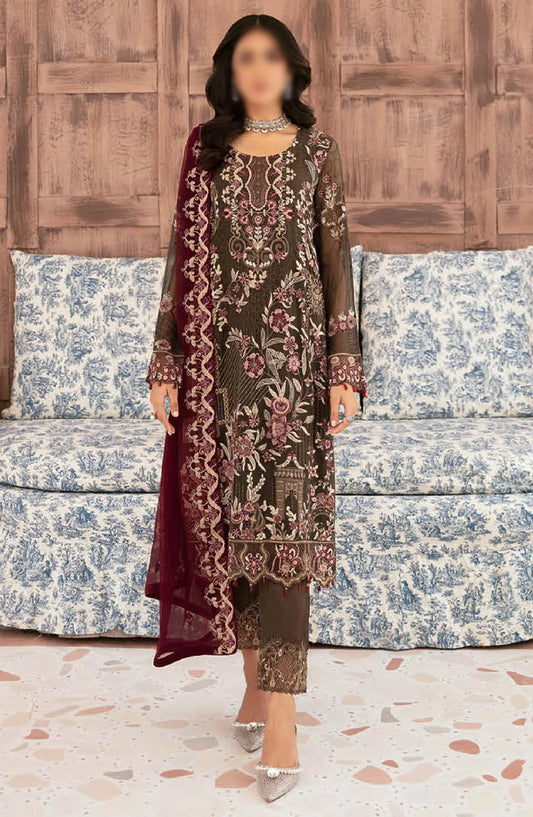 Ramsha Embroidered Chiffon Collection Vol 26 - F-2604