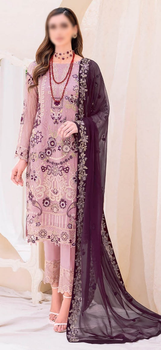 F 2312 Ramsha Luxury Chiffon Collection Vol 23