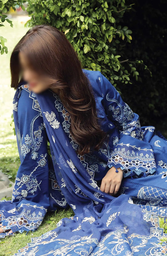 Qalamkar Festive Lawn Collection 2024 - FARHEEN