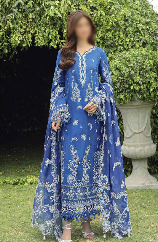 Qalamkar Festive Lawn Collection 2024 - FARHEEN