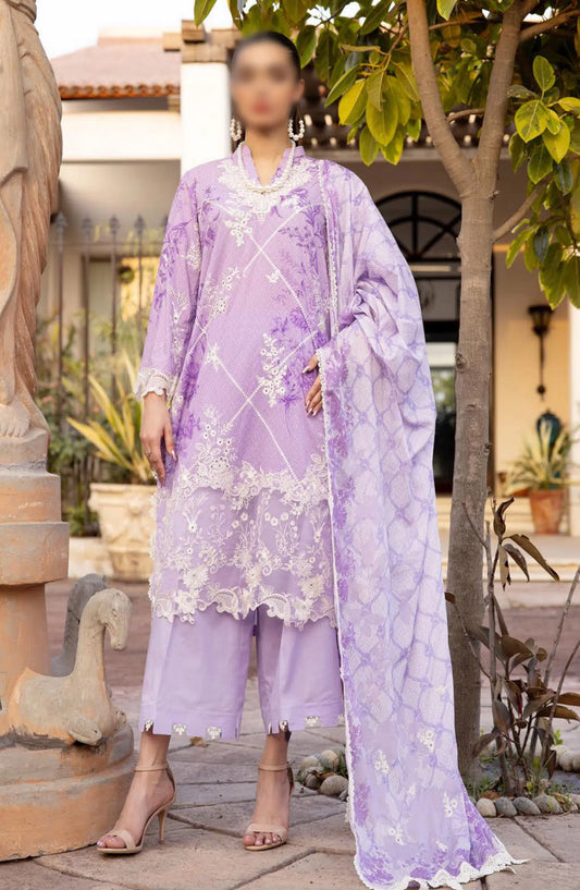 Minha Florum Luxury Embroidered Lawn Collection - FL-14