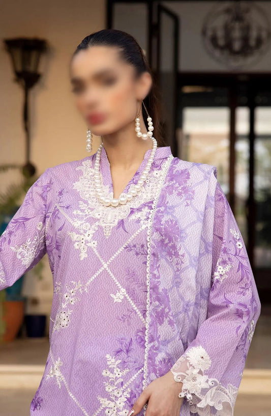 Minha Florum Luxury Embroidered Lawn Collection - FL-14