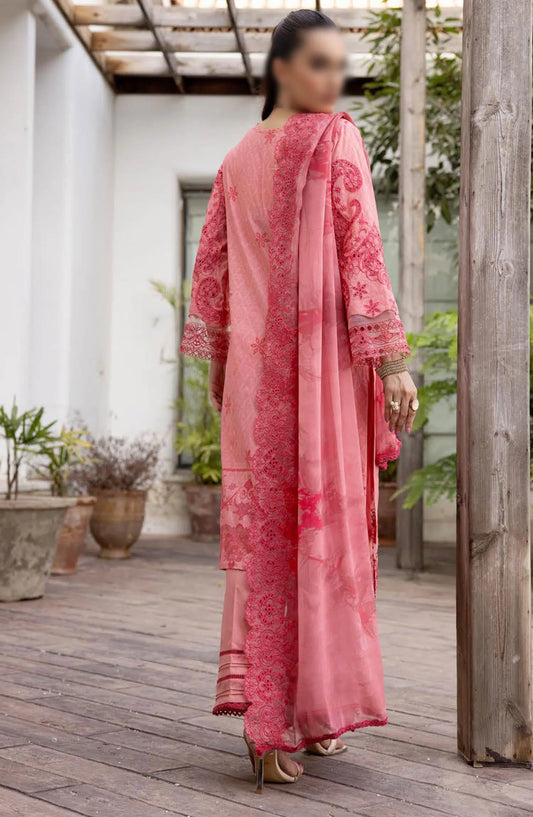 Minha Florum Luxury Embroidered Lawn Collection - FL-17