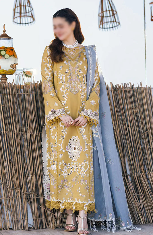 Qalamkar SAHIL KINARE Luxury Lawn Collection 2024 - FP-03 SELMA