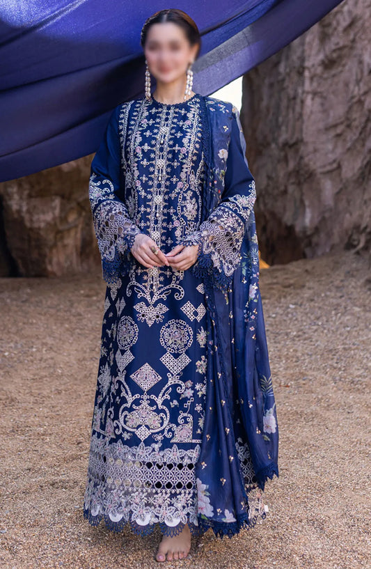 Qalamkar SAHIL KINARE Luxury Lawn Collection 2024 - FP-06 MIRAY