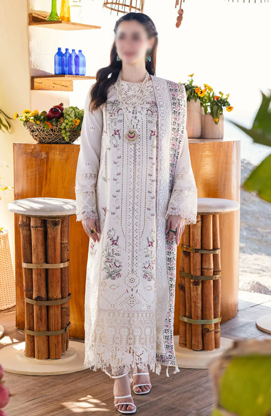 Qalamkar SAHIL KINARE Luxury Lawn Collection 2024 - FP-12 MARWA