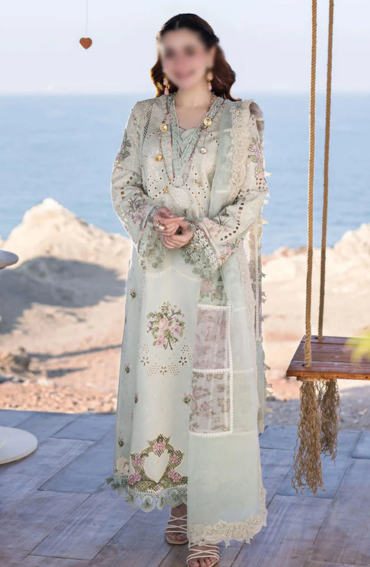 Qalamkar SAHIL KINARE Luxury Lawn Collection 2024 - FP-15 RANIA