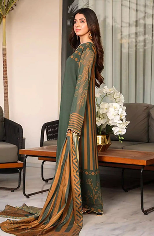 Jahanara Festive Stitched 2 Pc Collection By Nazmina - FR-760 Sirius Shift Dress