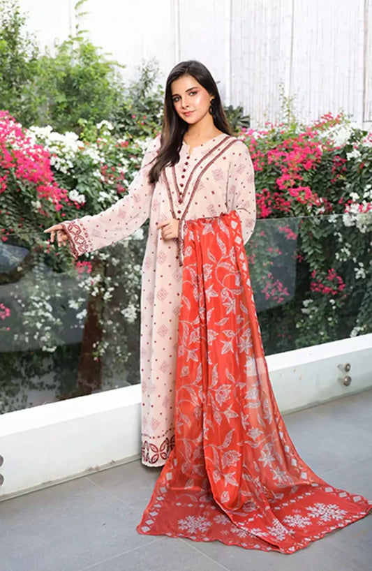 Jahanara Festive Stitched 2 Pc Collection By Nazmina - FR-763 Orion Cocktail Dress