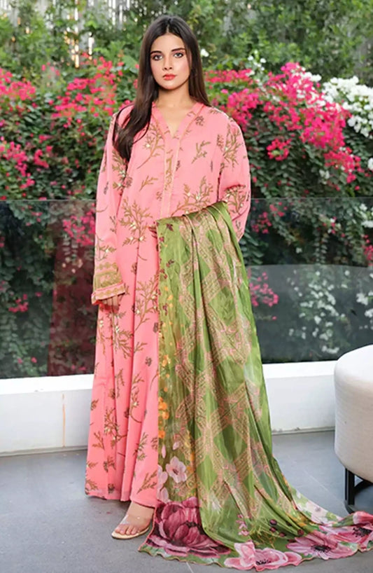 Jahanara Festive Stitched 2 Pc Collection By Nazmina - FR-764 Effortless Bohemian Dress