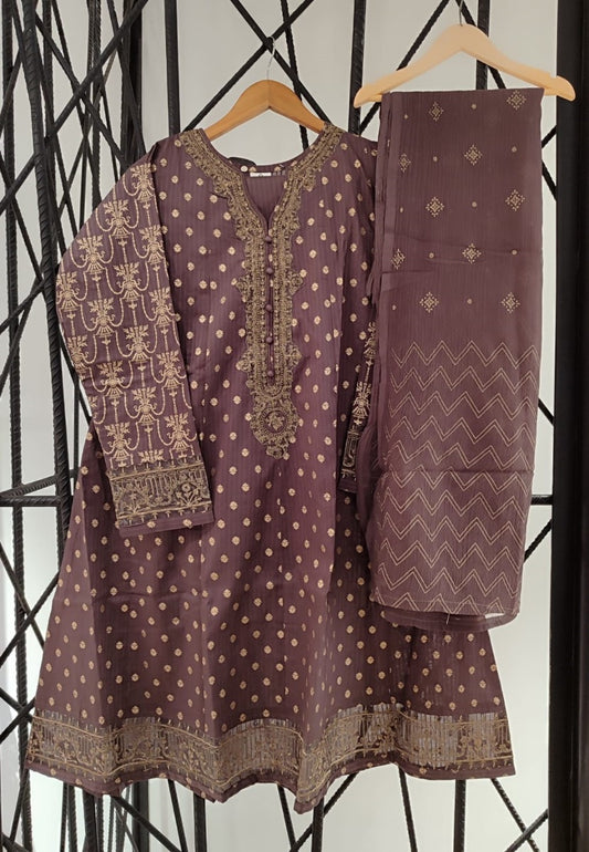 Wisteria Formals Pret Collection 2023 Vol 3 by Amna Khadija - FRK-106 RDM Stitch A