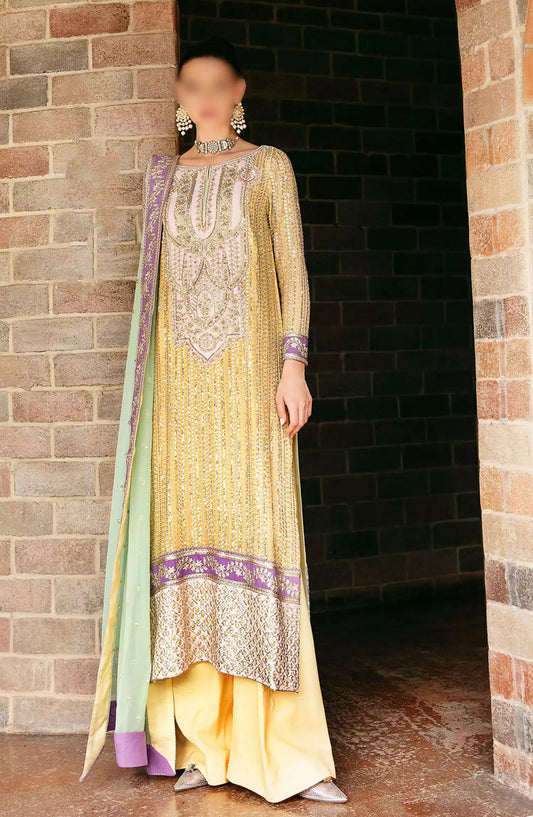 Freesia Luxury Formals Unstitched Collection - FS 40011 Dael
