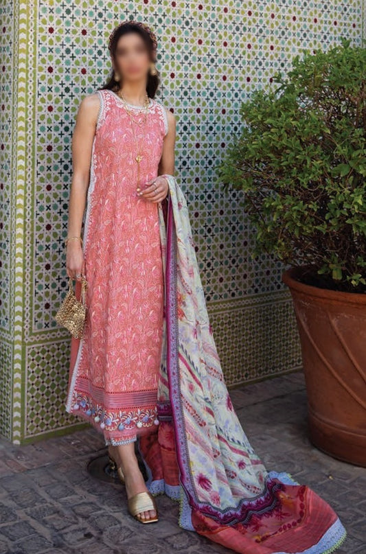 FTA 15 VILLA CORAL Farah Talib Aziz Kesh Luxury Unstitched Lawn 2023