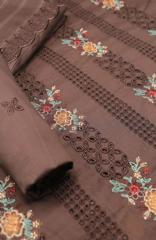 Florence Unstitched Luxury Embroidered Lawn Collection 2024 - FULEL-03