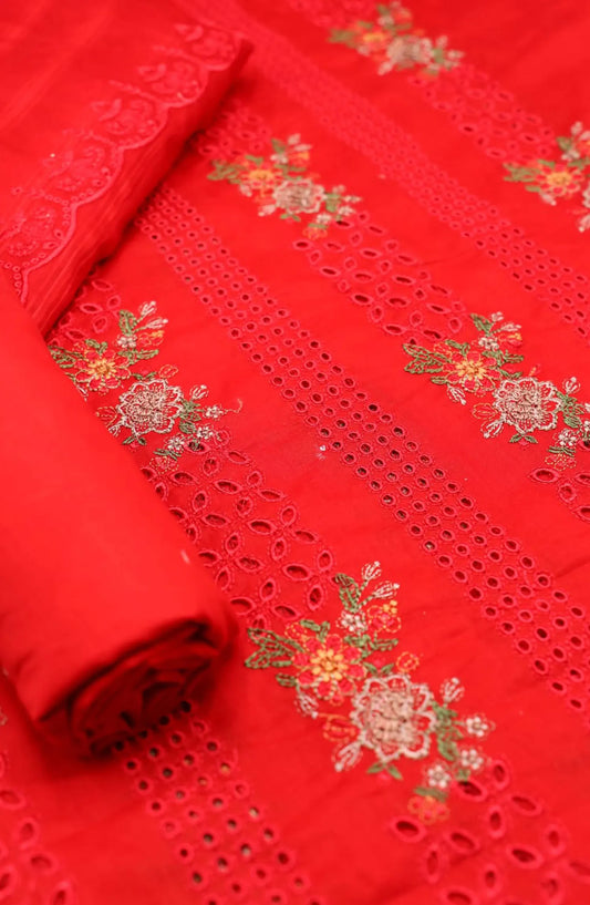 Florence Unstitched Luxury Embroidered Lawn Collection 2024 - FULEL-04