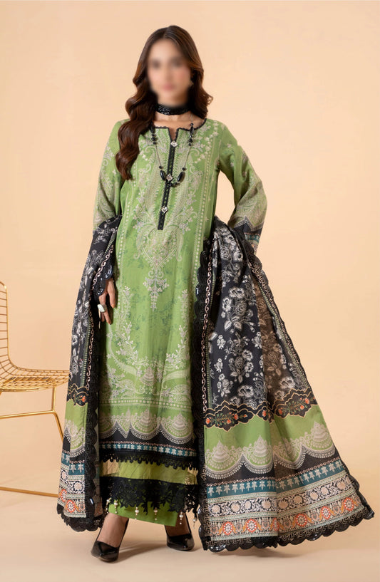 Mausummery Winter Unstitched Collection Vol 01 - Garnet