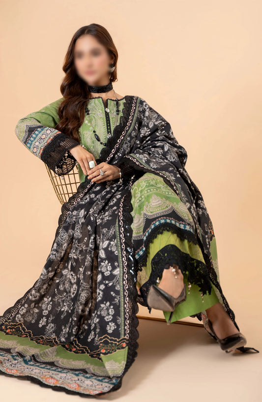 Mausummery Winter Unstitched Collection Vol 01 - Garnet