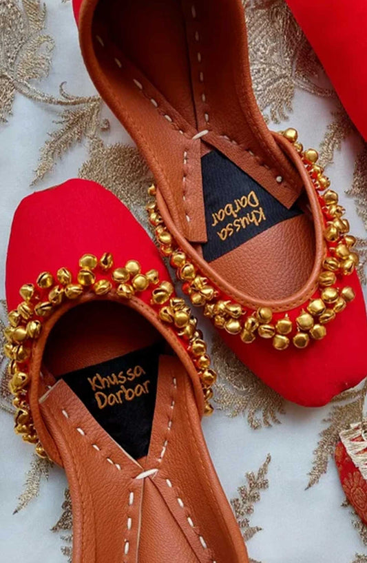 Khussa Darbar Festive Style Khussa Ghungroo