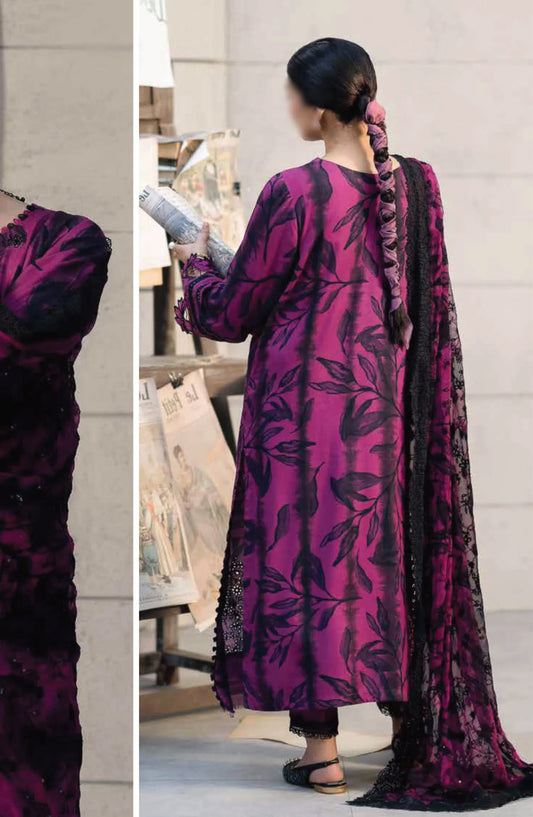 Nureh Glam Girl Embroidered Viscose Collection 2024 - GL 23