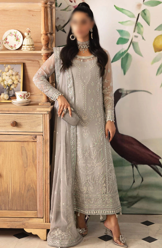 Gulaal - Unstitched Embroidered Chiffon Collection - GL-EC-24V2-08 Aubrey