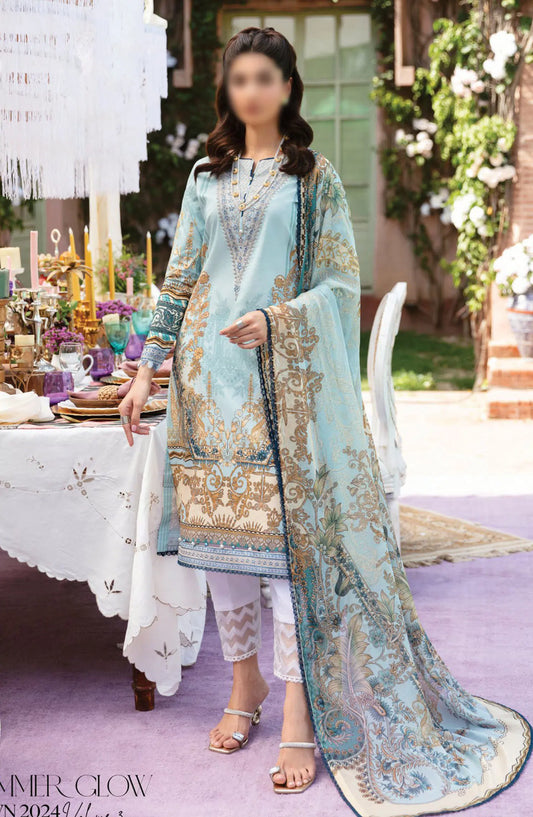 Gulaal Summer Glow Lawn Collection Vol 03 - GL-L-24V3-02 AMAYRAH