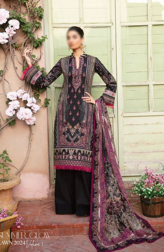 Gulaal Summer Glow Lawn Collection Vol 03 - GL-L-24V3-06 ANDREA