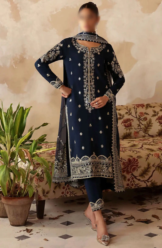 Shehrnaaz by Gulaal Unstitched Raw Silk Collection - GL-SD-24-02  Leelah