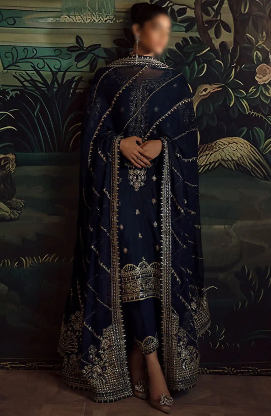 Shehrnaaz by Gulaal Unstitched Raw Silk Collection - GL-SD-24-02  Leelah