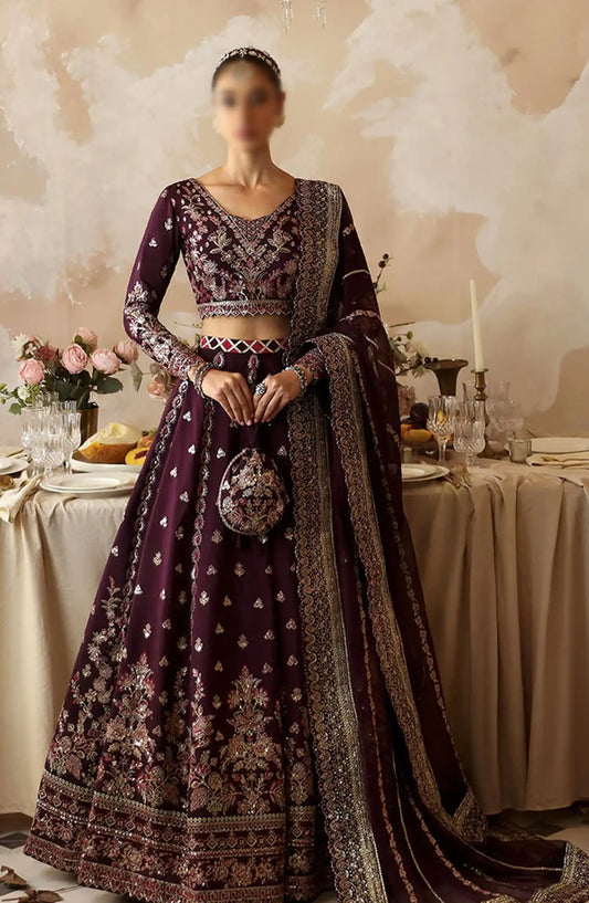 Shehrnaaz by Gulaal Unstitched Raw Silk Collection - GL-SD-24-05  Jahaan