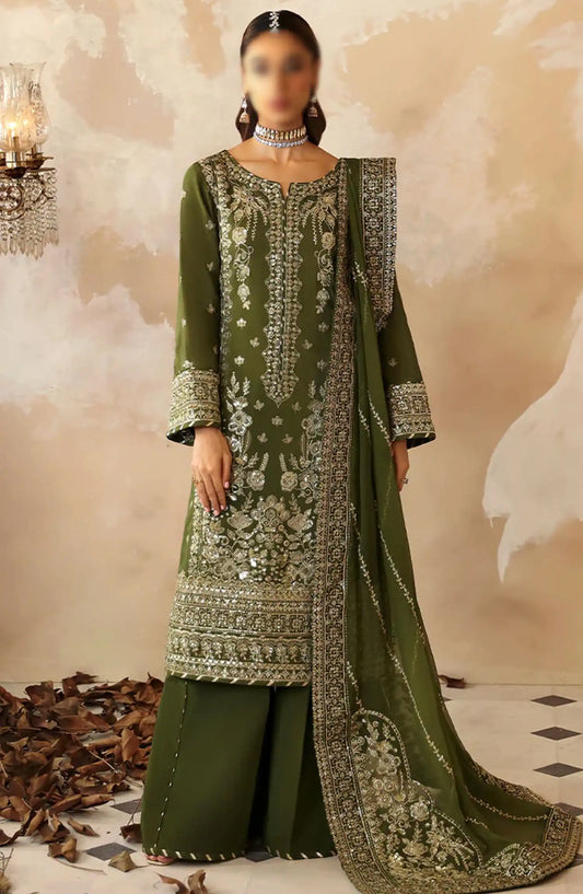 Shehrnaaz by Gulaal Unstitched Raw Silk Collection - GL-SD-24-08  Sohina
