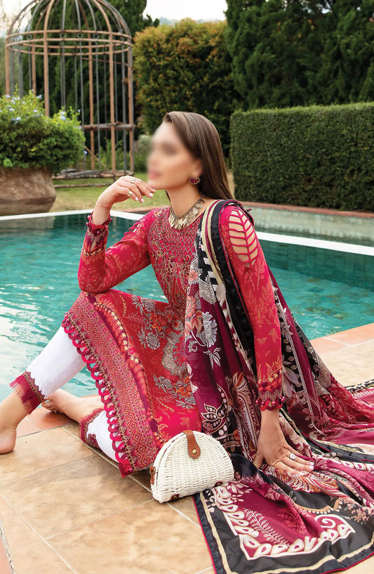 Springtime Ballet Gulaal Lawn  2024 - Volume 1 - GL 24 V1 04 CHERIE