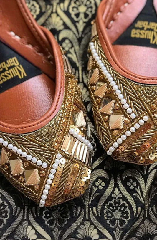 Khussa Darbar Festive Style Khussa Gold Digger