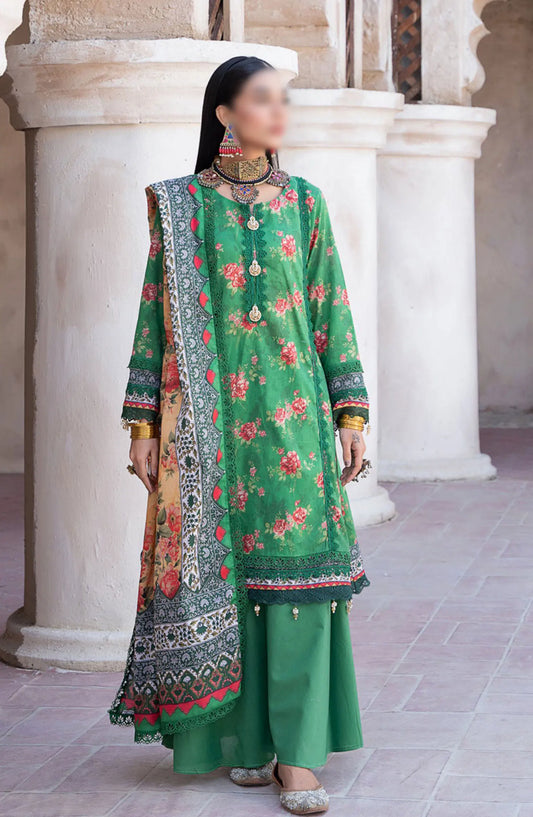 Spring Summer Unstitched Collection 2024 - Green Beryl