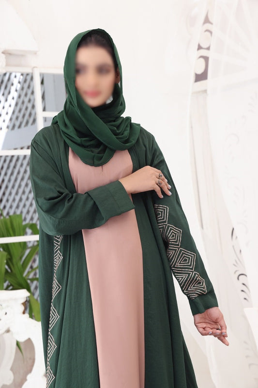 Nayab Abaya Collection Vol 11 by Amna khadija Green Magic