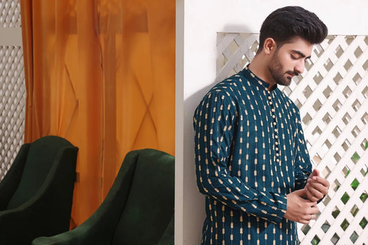 TGM Shalwar Kameez Green Shank
