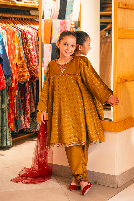 Gurya's Shopping Time Embroidered Stitched Kids Collection 2023 - GSTC 01