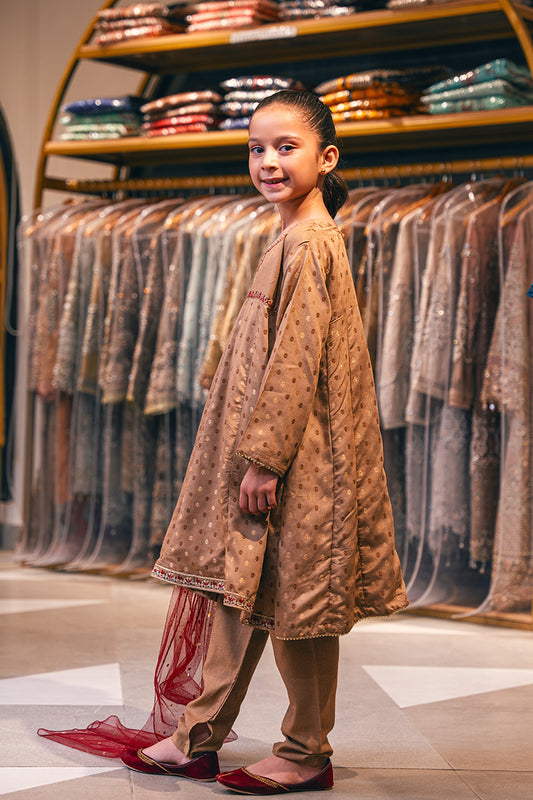 Gurya's Shopping Time Embroidered Stitched Kids Collection 2023 - GSTC 04