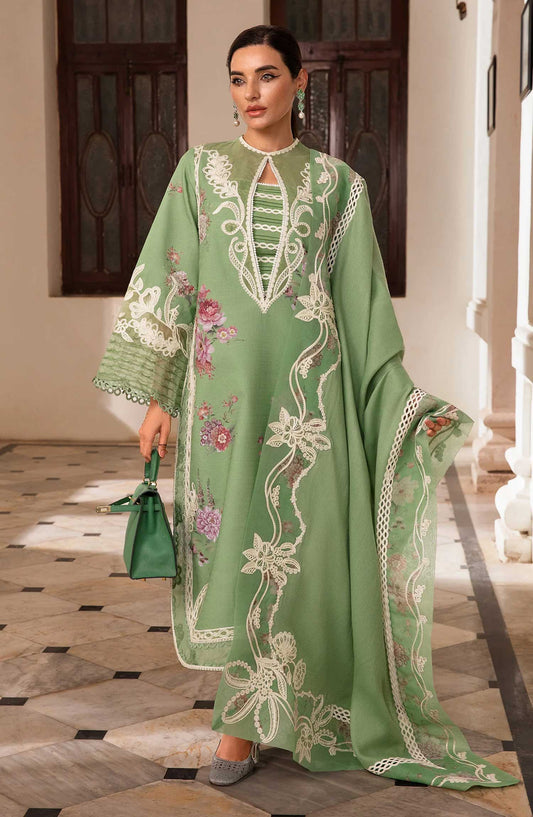 Aaleen Winter Unstitched Collection 2024 - Gulbaan