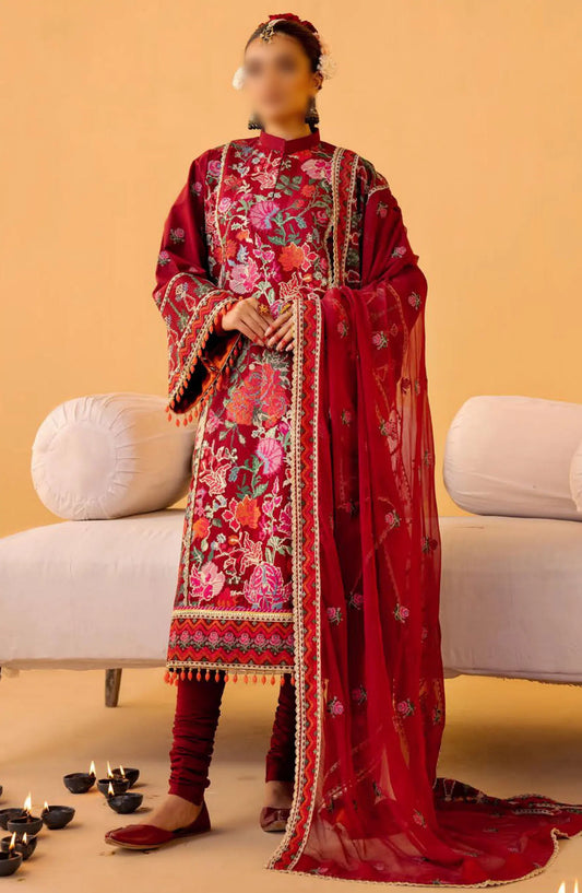 Ishq Festive Lawn Collection By Minha - Hayaat