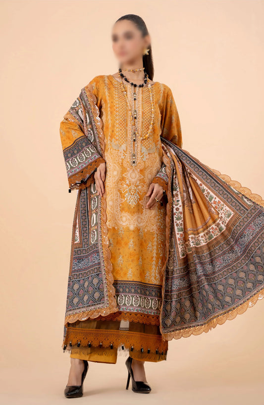 Mausummery Winter Unstitched Collection Vol 01 - Hazel