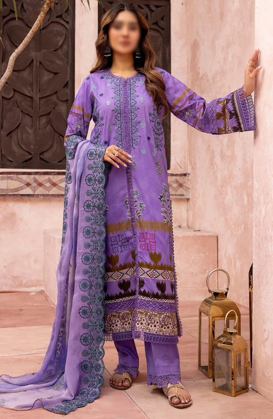 Johra Mehtab Embroidered Printed Lawn Collection 2024 - JH 494