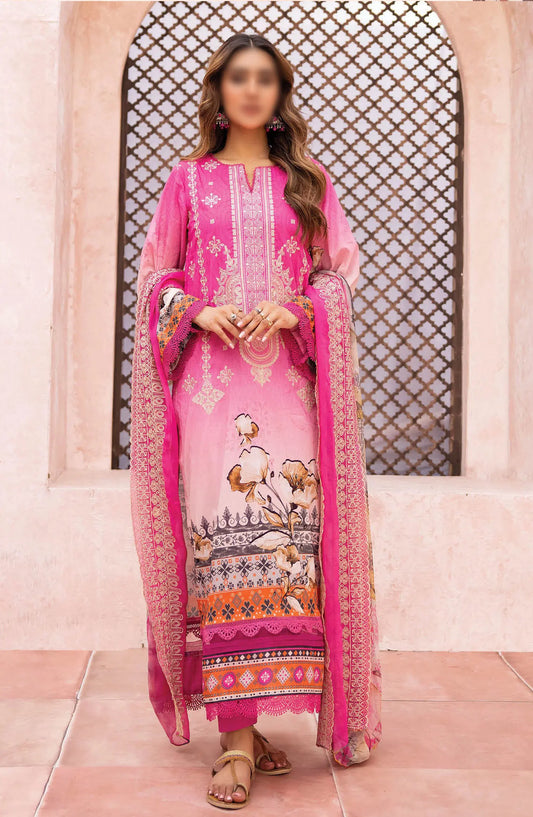 Johra Mehtab Embroidered Printed Lawn Collection 2024 - JH 498