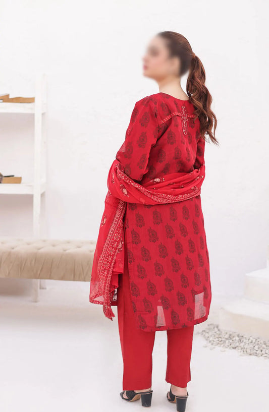 Chamak Dhamak Mother Daughter Formal Collection - HS 150 M (Red)
