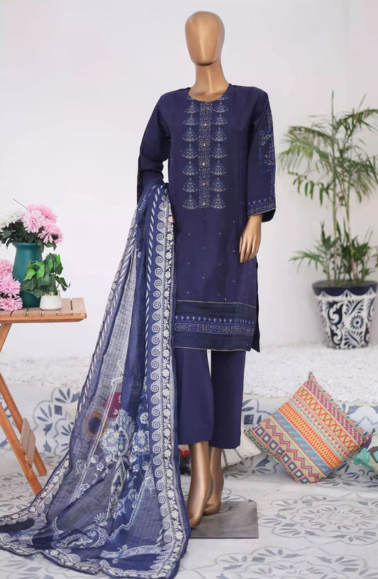 Munfarid Jacquard Cotton Embroidered  Vol-1 - Hs 184 B