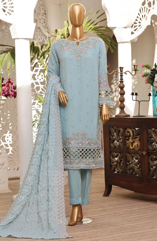 HZ RTW Fasane Chiffon Collection Vol 03 - HZK-166 BLUE