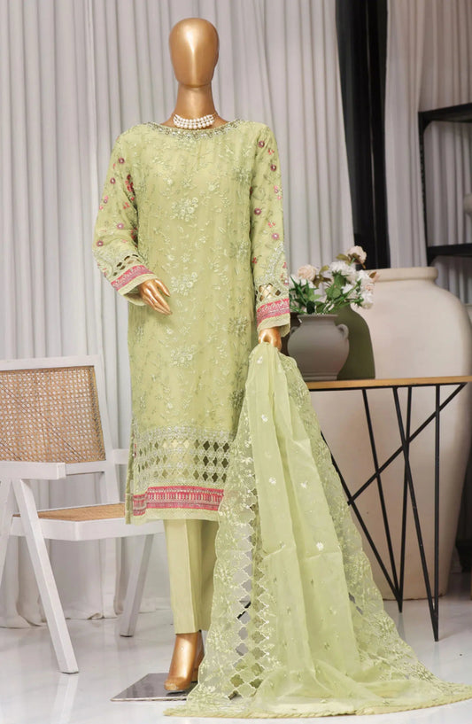 HZ RTW Fasane Chiffon Collection Vol 05 - HZK-171-LIME GREEN