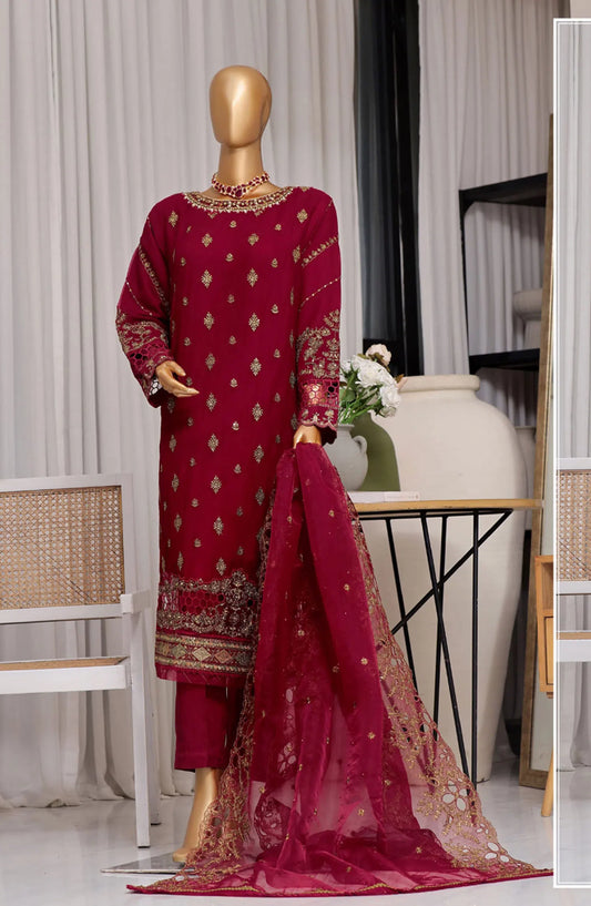 HZ RTW Fasane Chiffon Collection Vol 05 - HZK-173-MAROON