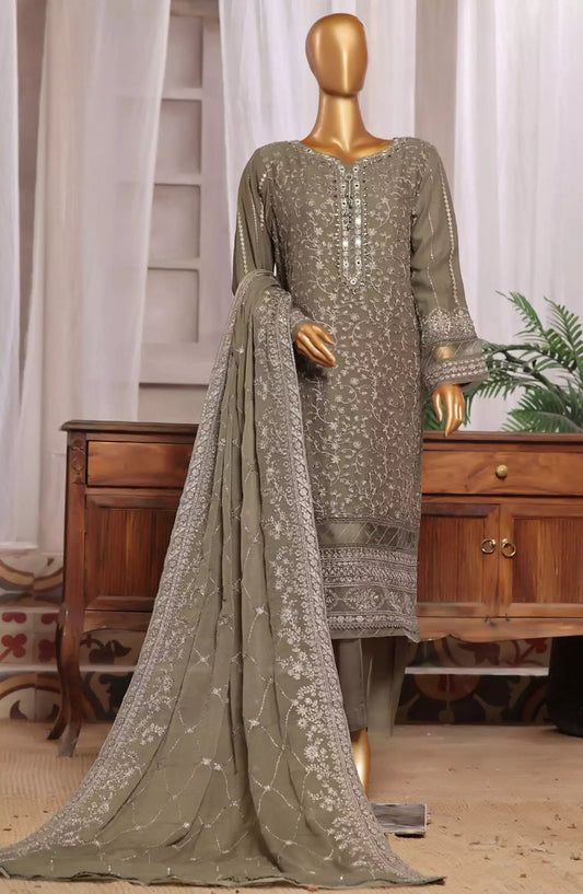 HZ RTW Fasaane Chiffon Collection Vol 06 - HZK 186 Ash Grey