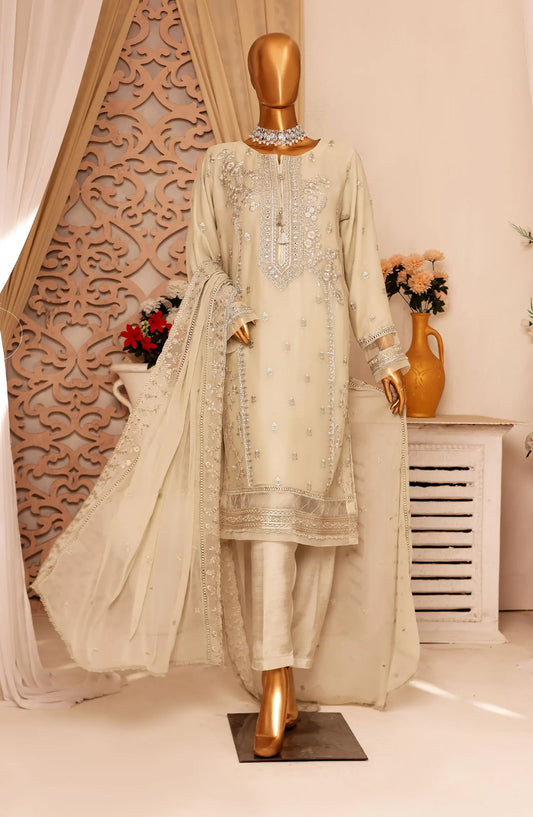 HZ RTW Fasaane Chiffon Collection Vol 02 - HZK 152 PASTEL OLIVE